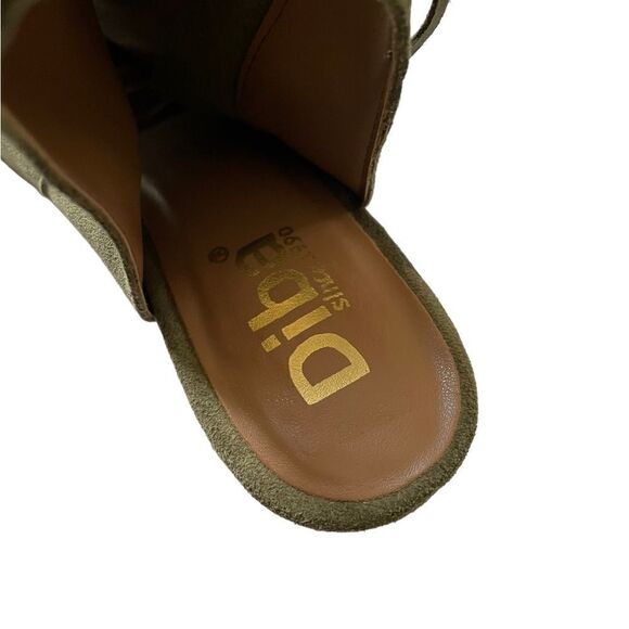 DIBA Peep Toe Ankle Bootie Green Size 10 - Picture 5 of 7